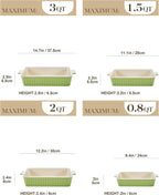 Ceramic Baking Dishes Set of 4