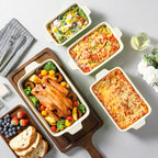 Ceramic Baking Dishes Set of 4