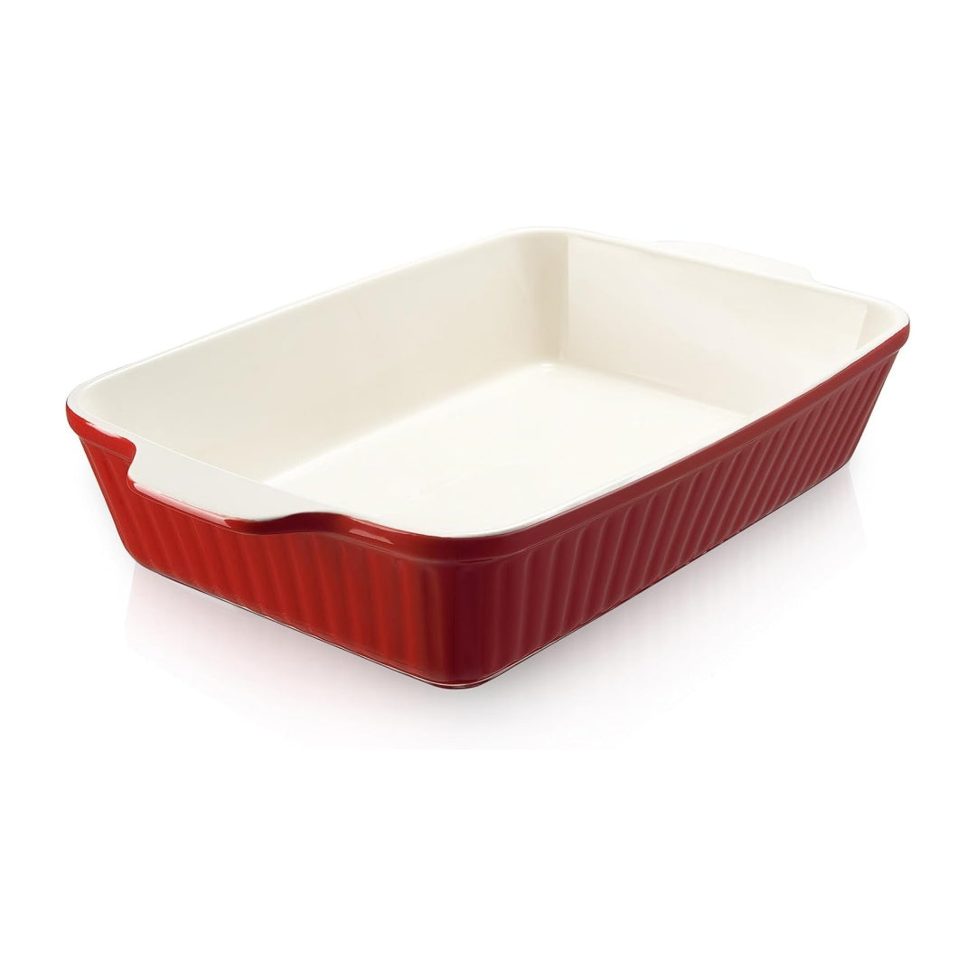 9x13 Red Ceramic Baking Dish