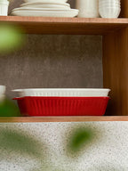 9x13 Red Ceramic Baking Dish
